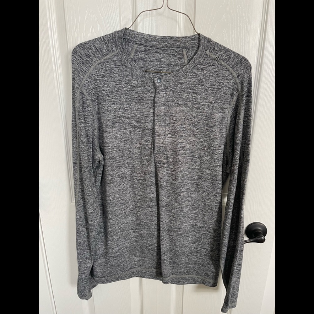 Lululemon Thermal Henley (Heather Gray)
